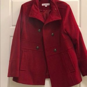 Liz Claiborne, so Large, red coat